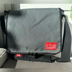 Grey Messenger Bag